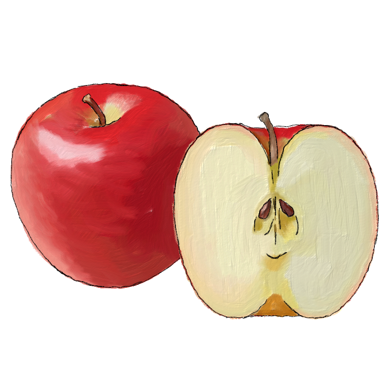 りんごのイラスト 01 フリー素材 Greenstock40