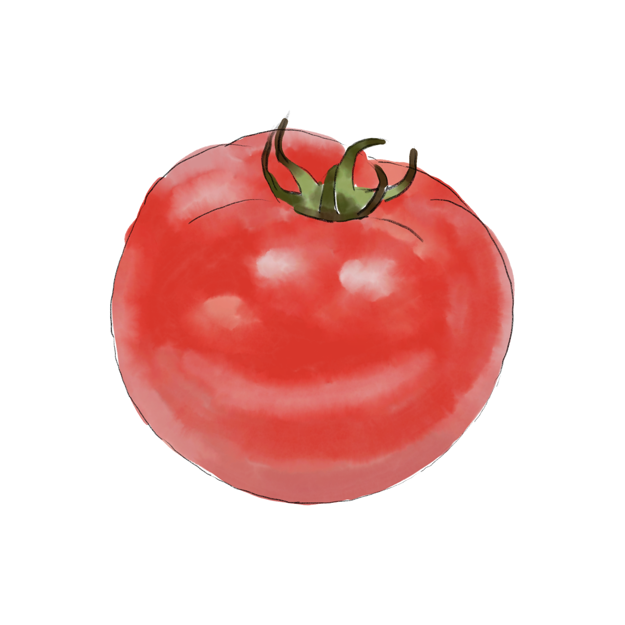 トマトのイラスト 01 フリー素材 Greenstock40