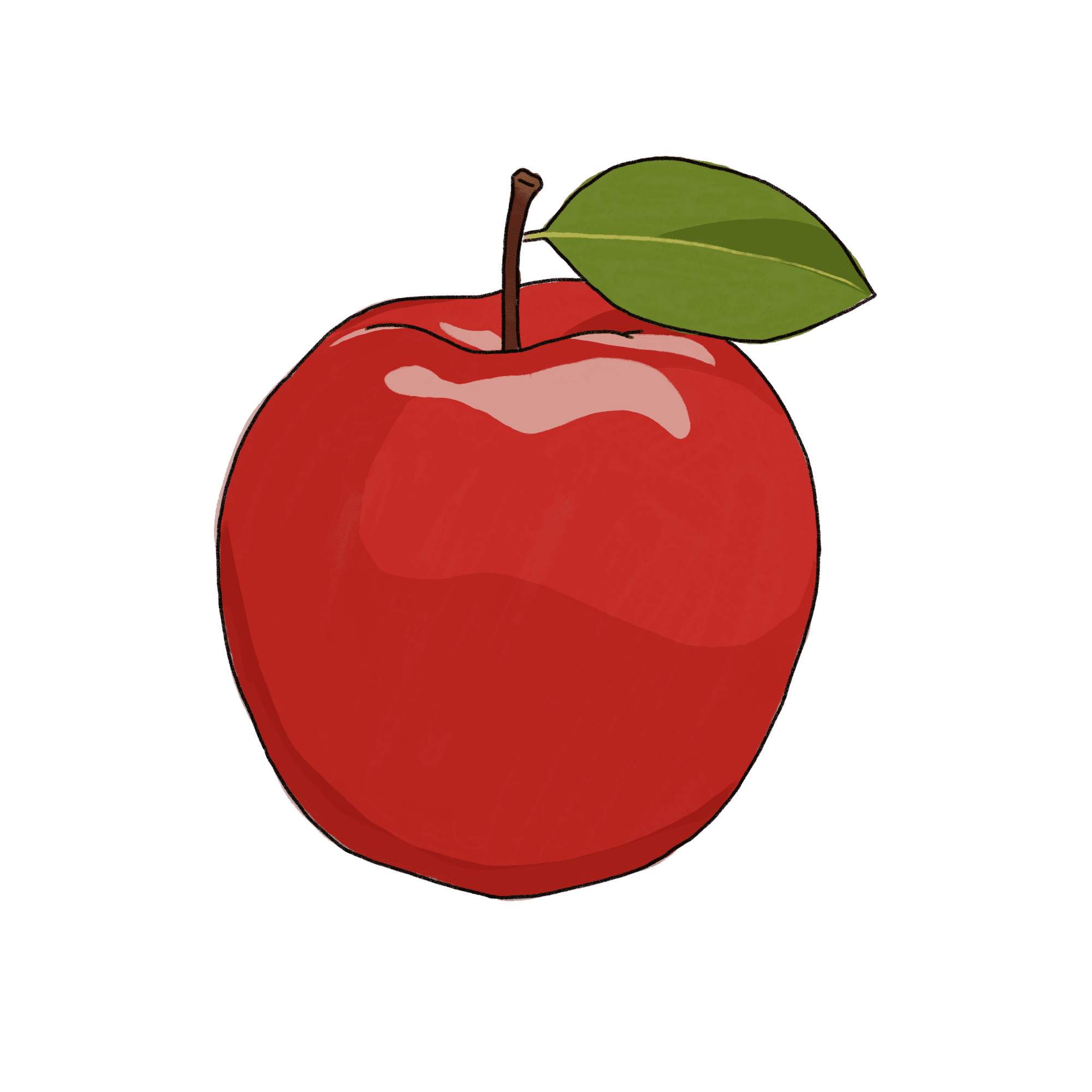 りんごのイラスト 02 フリー素材 Greenstock40