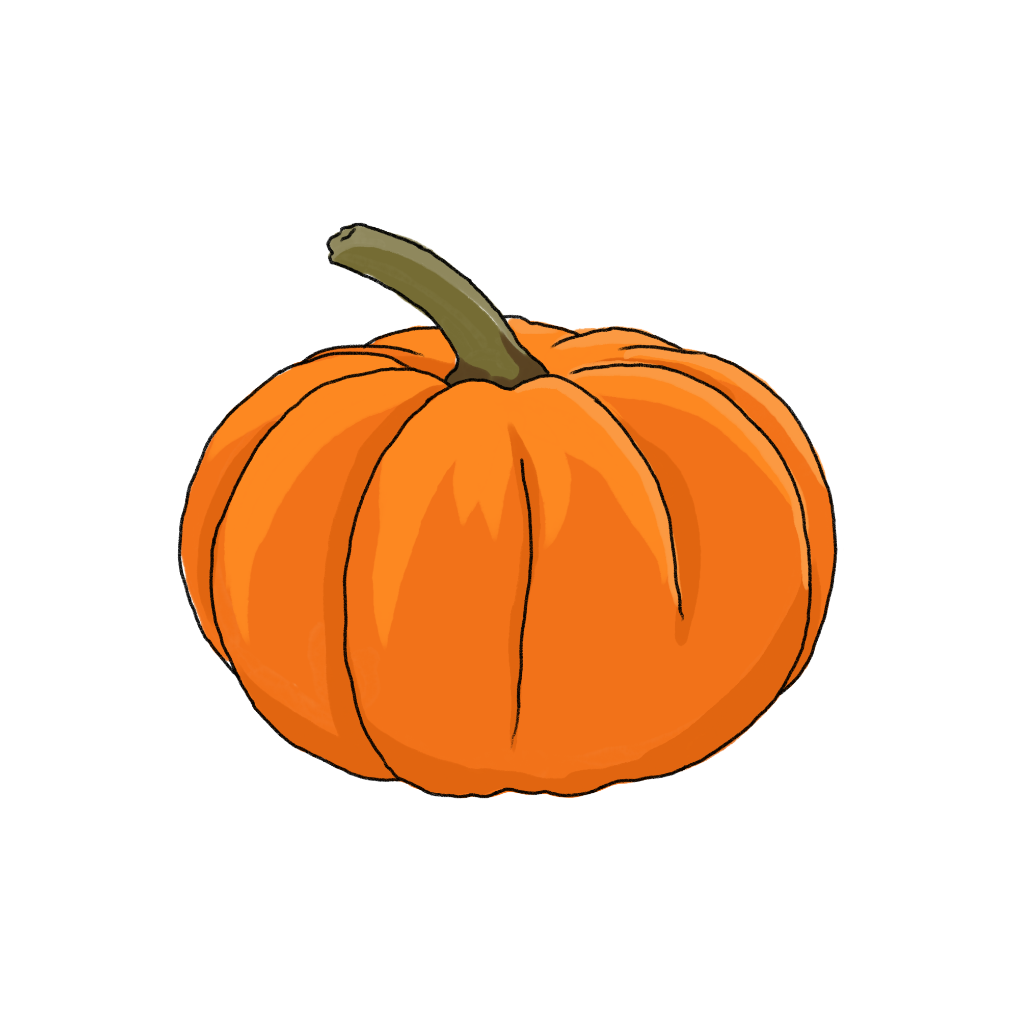 かぼちゃのイラスト 03 フリー素材 Greenstock40