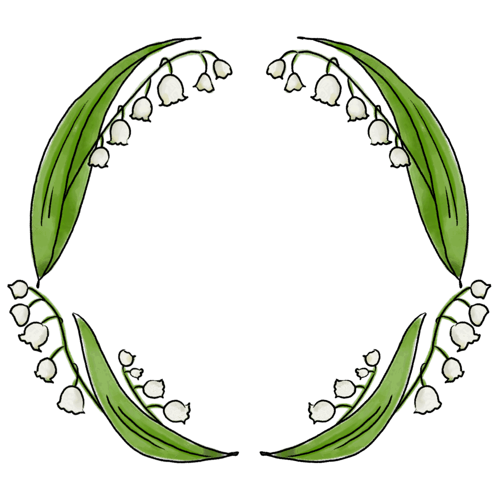 すずらんのイラスト