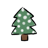クリスマスのイラスト|もみの木