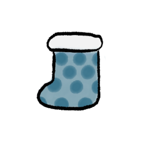 クリスマスのイラスト|ソックス