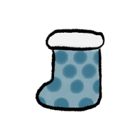 クリスマスのイラスト|ソックス