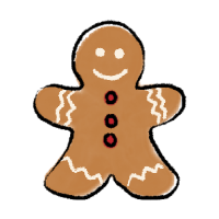クリスマスのイラスト|ジンジャーブレッド
