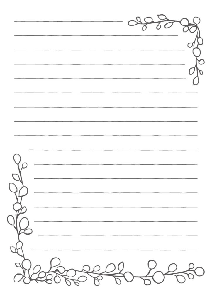 便箋のテンプレート｜ワイヤープランツ